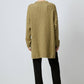 Maglione oversize a trecce verde oliva