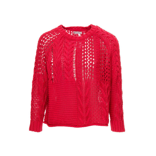 Maglione traforato a trecce con vestibilità comoda