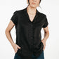 Camicia Innes nera a maniche corte