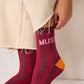 Calzini a righe in cotone pettinato Muse