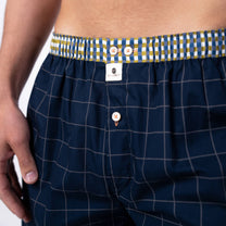 Boxer classici in cotone biologico a quadri