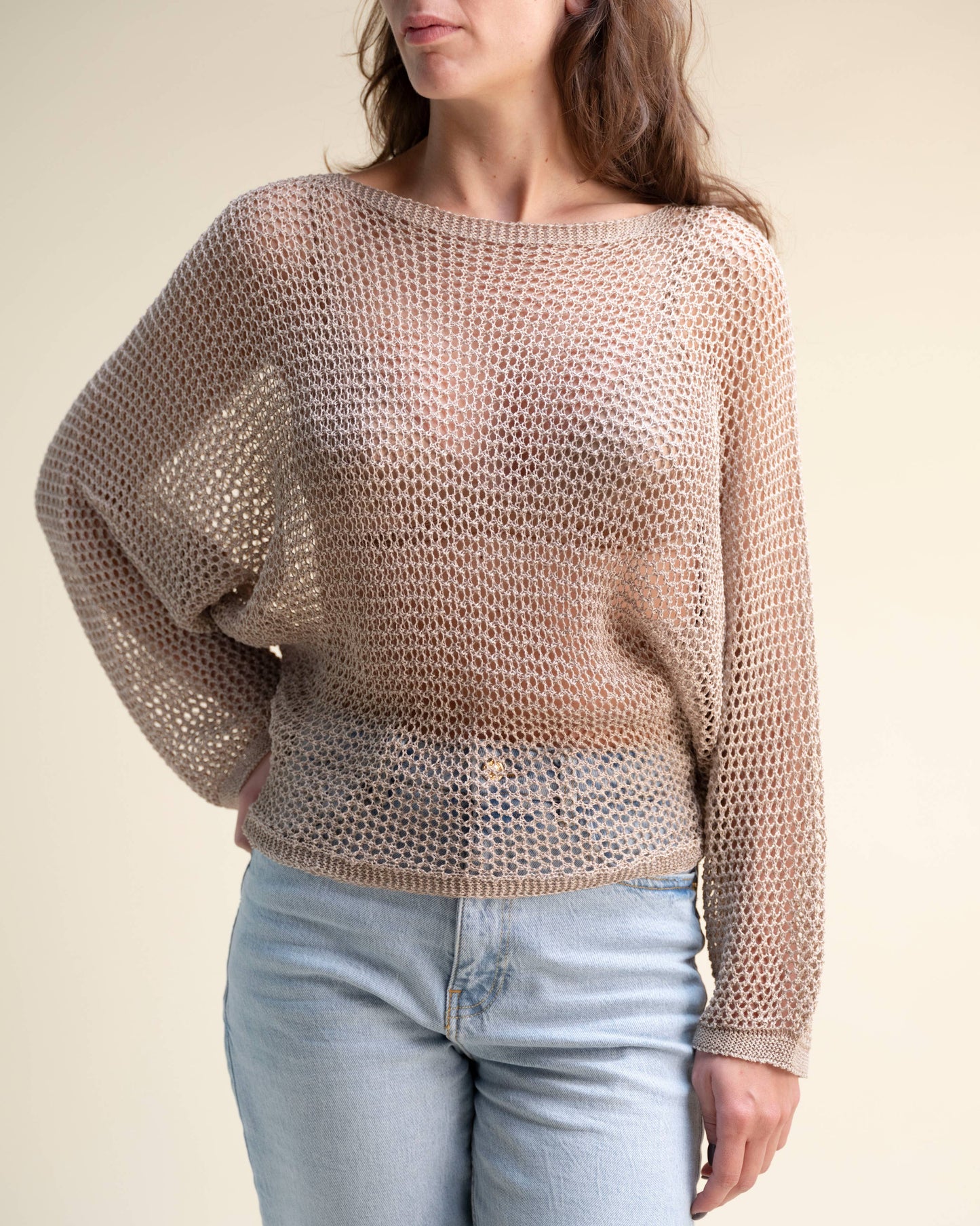 Kimono crochet a maglia 3D