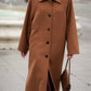 Cappotto lungo dritto elegante