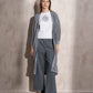 Cardigan lungo metallizzato da donna