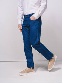 Jeans regular fit in denim da uomo