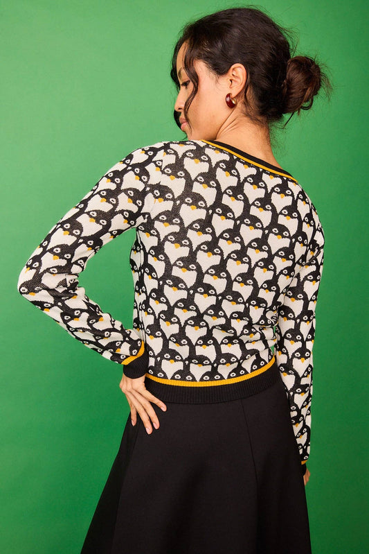 Cardigan Pinguino Felce