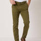 Pantaloni chino slim kaki da uomo