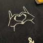 T-shirt unisex Love Me & Hate Me con ricamo