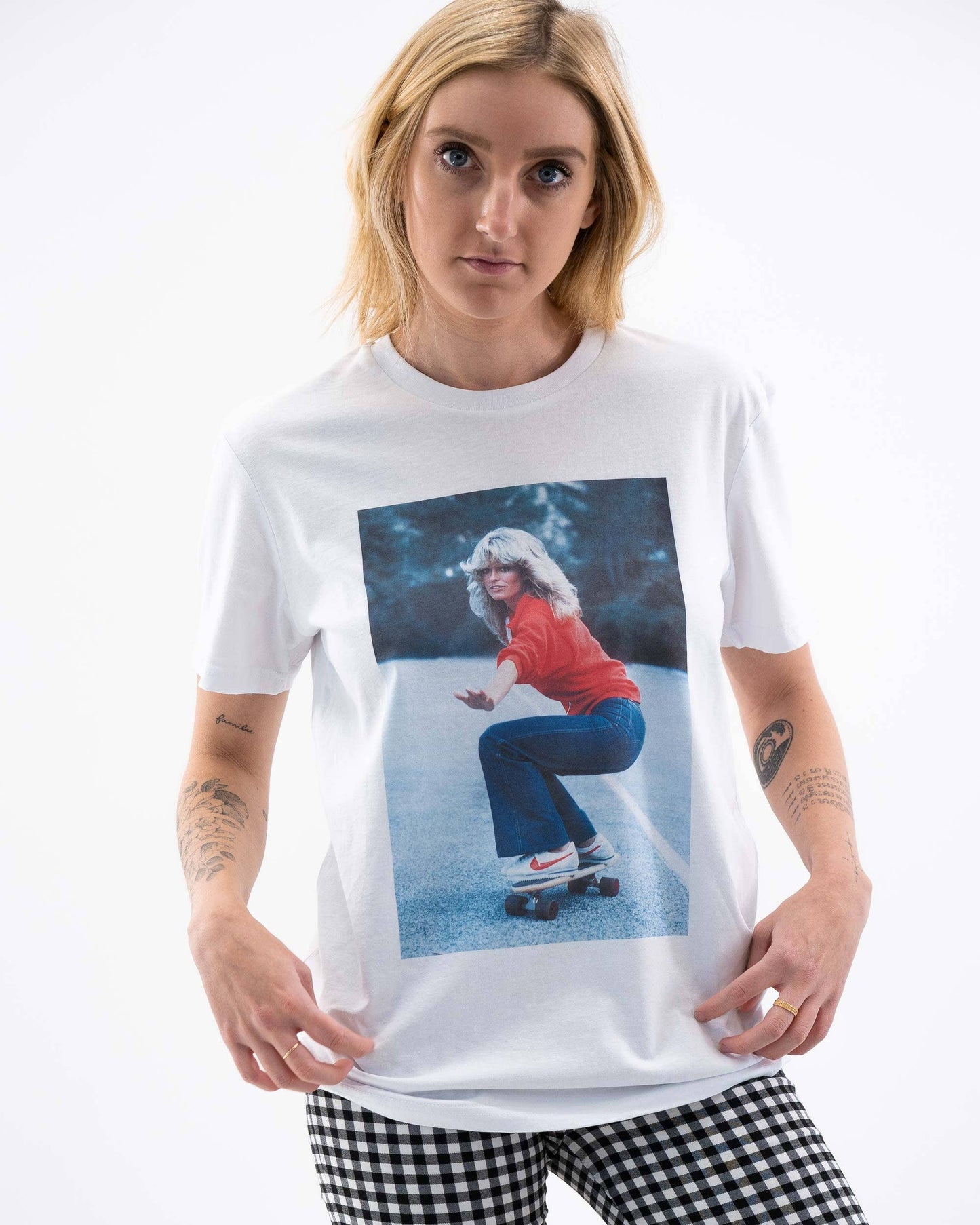 T-shirt unisex vintage Farrah Fawcett