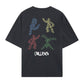 T-shirt oversize con stampa Vinyl Dancer