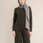 Maglione girocollo boxy in misto cashmere