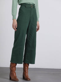 Pantaloni in twill con cintura