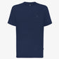 T-shirt antimacchia blu con logo