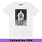 T-shirt vintage unisex con stampa fotografica ironica