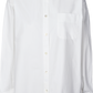 Camicia Astrid in popeline di cotone biologico bianca