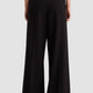 Pantaloni culotte estivi in cotone e lino verde