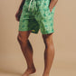 Costume da bagno Tiles in SEAQUAL® YARN verde acqua
