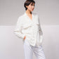 Tunica in misto lino con tasche