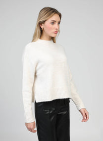 Maglione Lorana écru girocollo