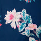 Foulard in raso stampato floreale