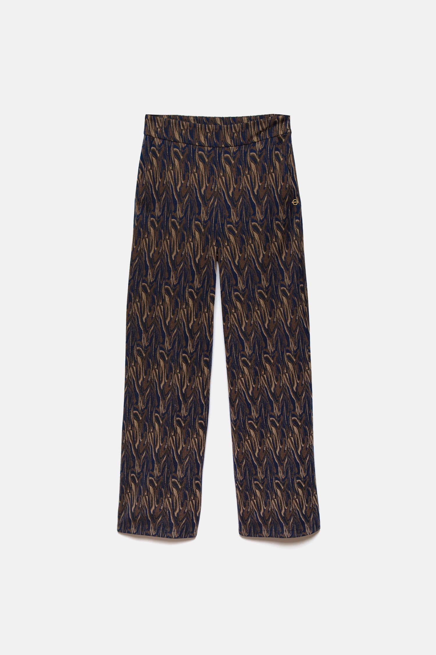 Pantaloni a stampa geometrica