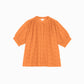 Camicia Selena in sangallo arancione