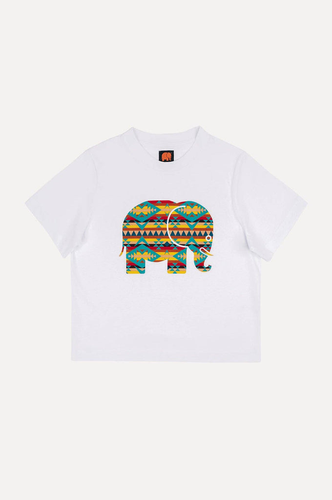 T-shirt donna Navajo in cotone biologico bianca