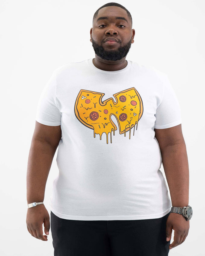T-shirt grafica pizza Wu-Tang in cotone biologico