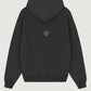 Felpa unisex con ricamo Bendita Locura grigio scuro