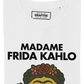 T-shirt bianca Frida Kahlo in cotone biologico