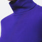 Maglione dolcevita a maglia liscia in viscosa