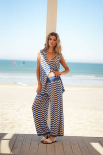 Pantaloni Wave a gamba ampia