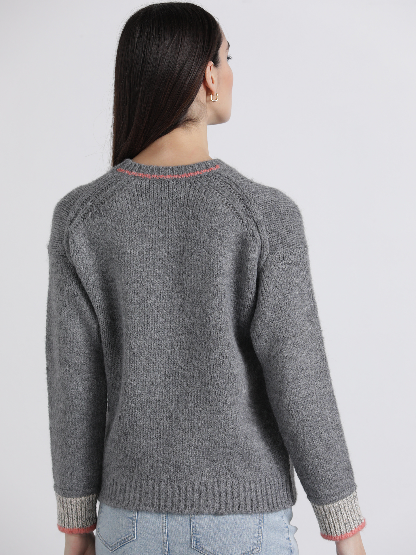 Maglione girocollo in maglia morbida
