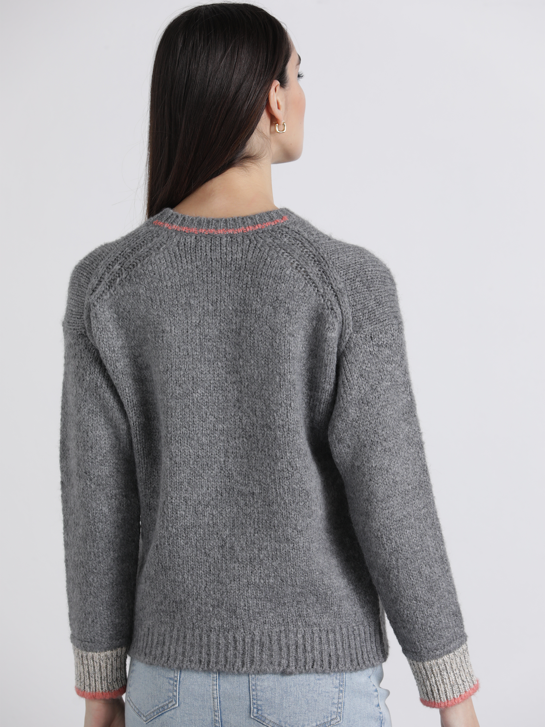 Maglione girocollo in maglia morbida