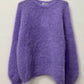 Maglione tricot morbido girocollo da donna