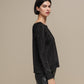 Maglione in maglia lurex da donna
