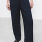Pantaloni palazzo in maglia con vita elasticizzata