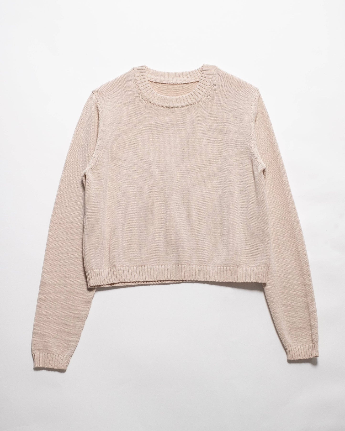 Maglione girocollo in cotone fine