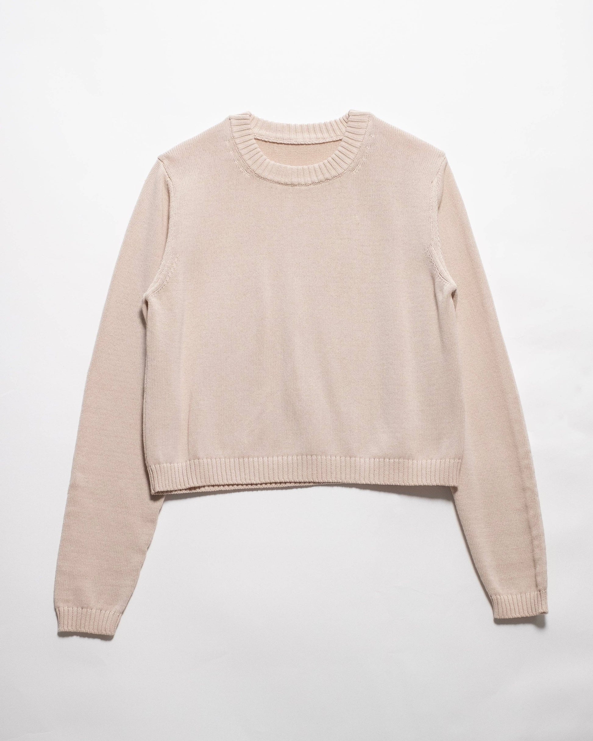 Maglione girocollo in cotone fine