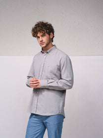 Camicia Oxford uomo a manica lunga