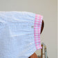 Boxer Buckingham Athos in cotone a righe blu