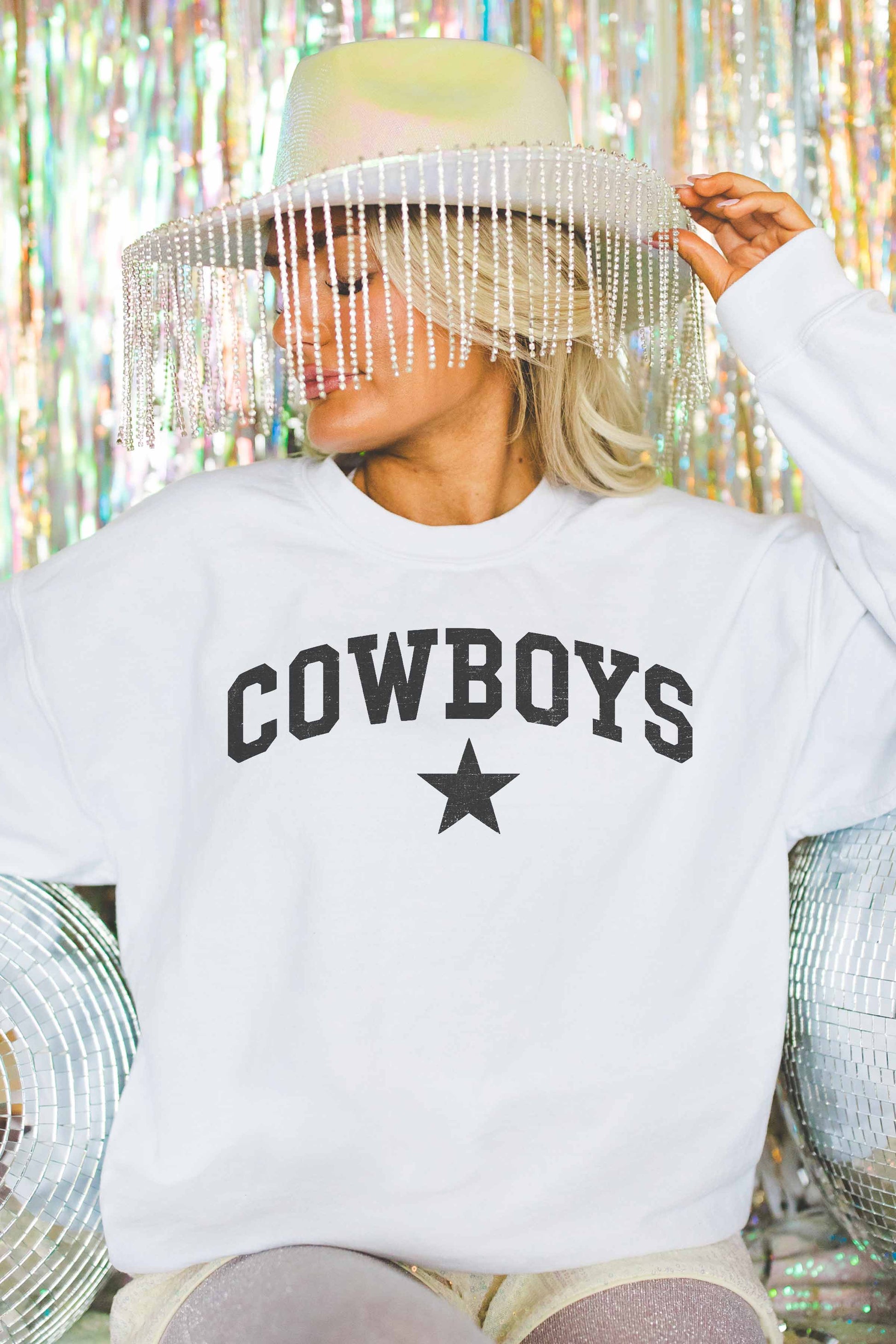 Felpa oversize Cowboys