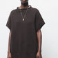 Maglione in lana a maglia rasata con collo alto