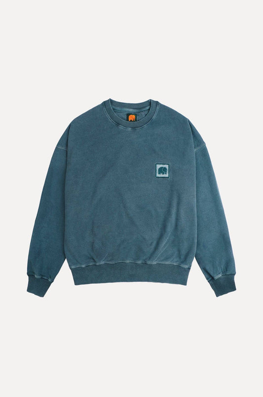 Felpa oversize da donna Pigment Verde Olmo