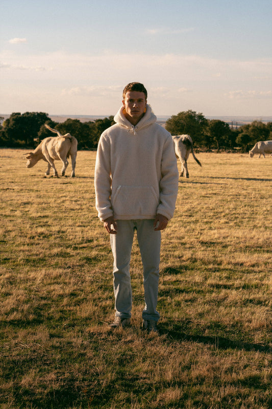 Felpa hoodie Snugger in poliestere riciclato