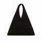 Borsa shopper in peluche nera