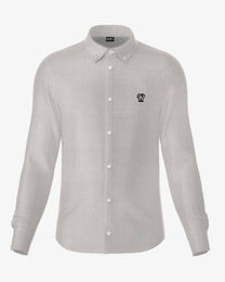 Camicia Oxford grigia antimacchia
