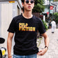 T-shirt Unisex Nera con Logo Pulp Fiction