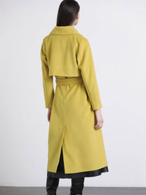 Cappotto lungo con cintura