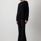 Maglione basic in maglia nero